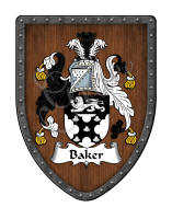 Baker Coat of arms with family crest