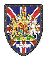 England Union Jack flag coat of arms