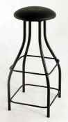 Backless 36 inch tall swivel stool