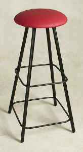 Extra tall backless swivel bar stool