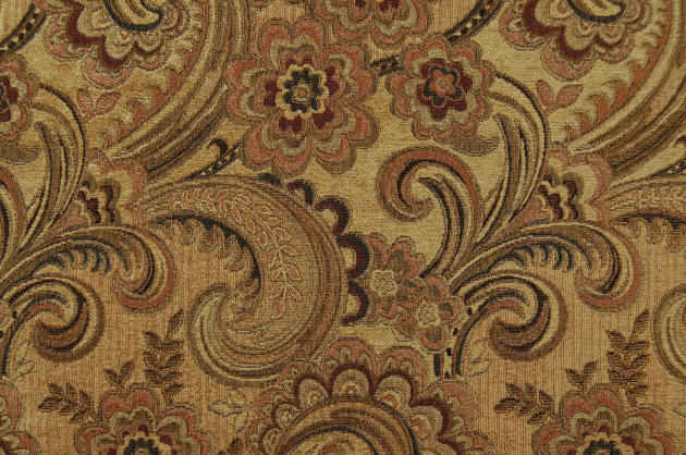 Silas Acorn paisley fabric