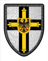 Teutonic cross medieval shield
