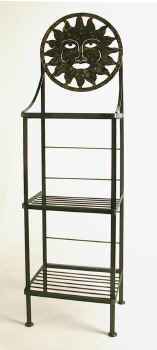 Sun face metal bakers rack