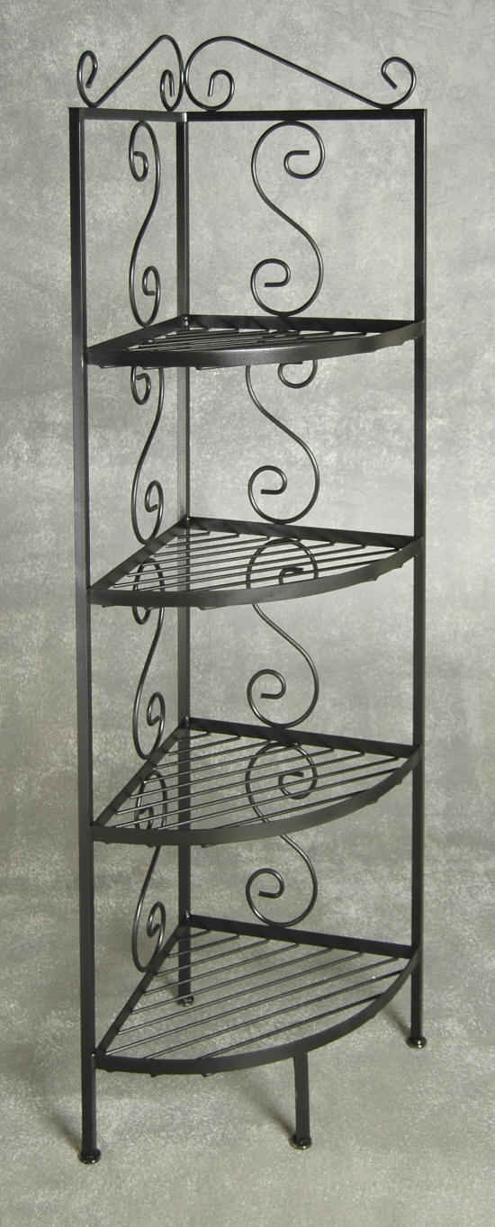 18 inch metal corner rack