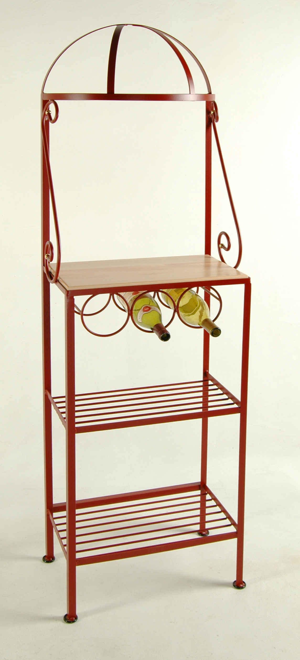 Bakers Rack with Wine Rack