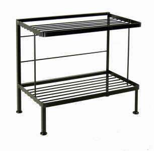 24 inch small contemporary stoage rack
