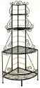 Wrought iron corner rack