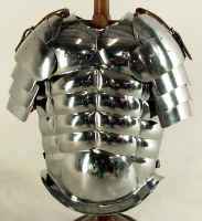 Muscle style medieval armor breastplate and shoulders