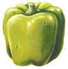 Bell pepper art pattern