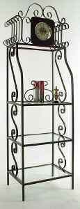 Wrought iron clock