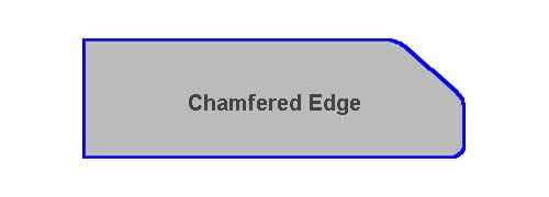Chamfered Glass Edge