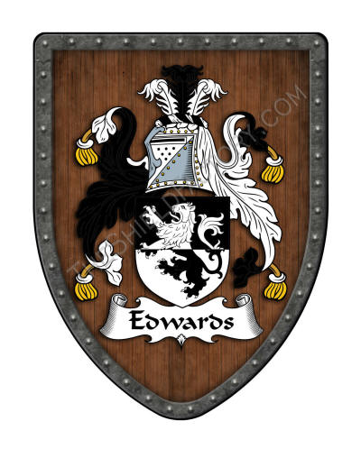 Edwards Family Coat of Arms Shield