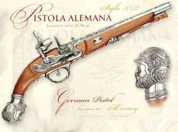 German Flintlock Pistol