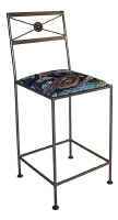wrought iron bar stool