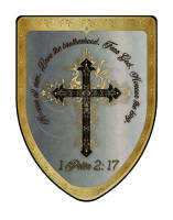Christian custom shield