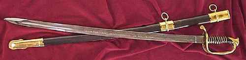 Union Foot Officer's Sword