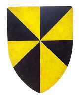 Campbell yellow and gold shield