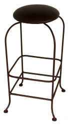 Queen Anne Leg wrought iron stool