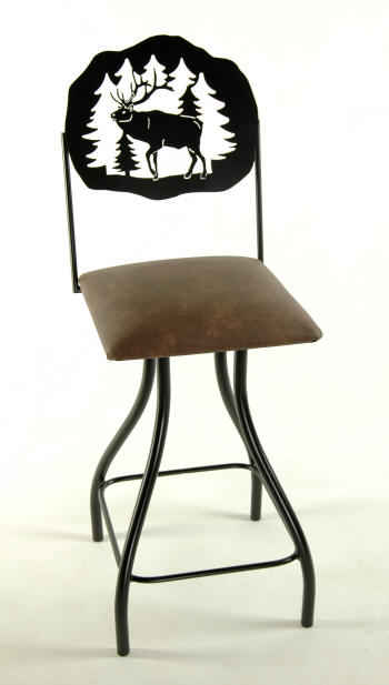 Elk Bar Stool with swivel seat