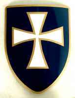 Medieval cross shield