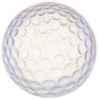 Golf ball metal back image pattern